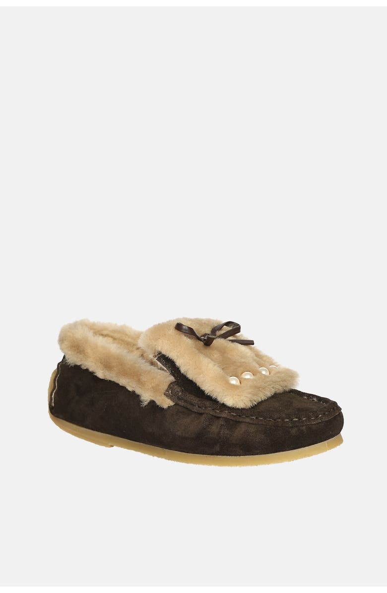 Jelavu Moscow Suede Moccasin, Alternate, color, Dark Brown