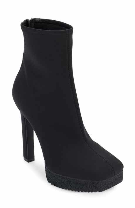 DKNY Zed Square Toe Platform Bootie