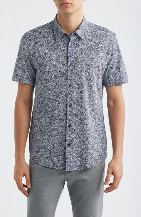 Roan Slim Fit Short Sleeve Button-Up Shirt