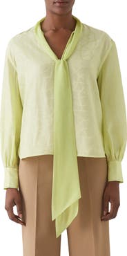 LK Bennett Maggie Tie Neck Top
