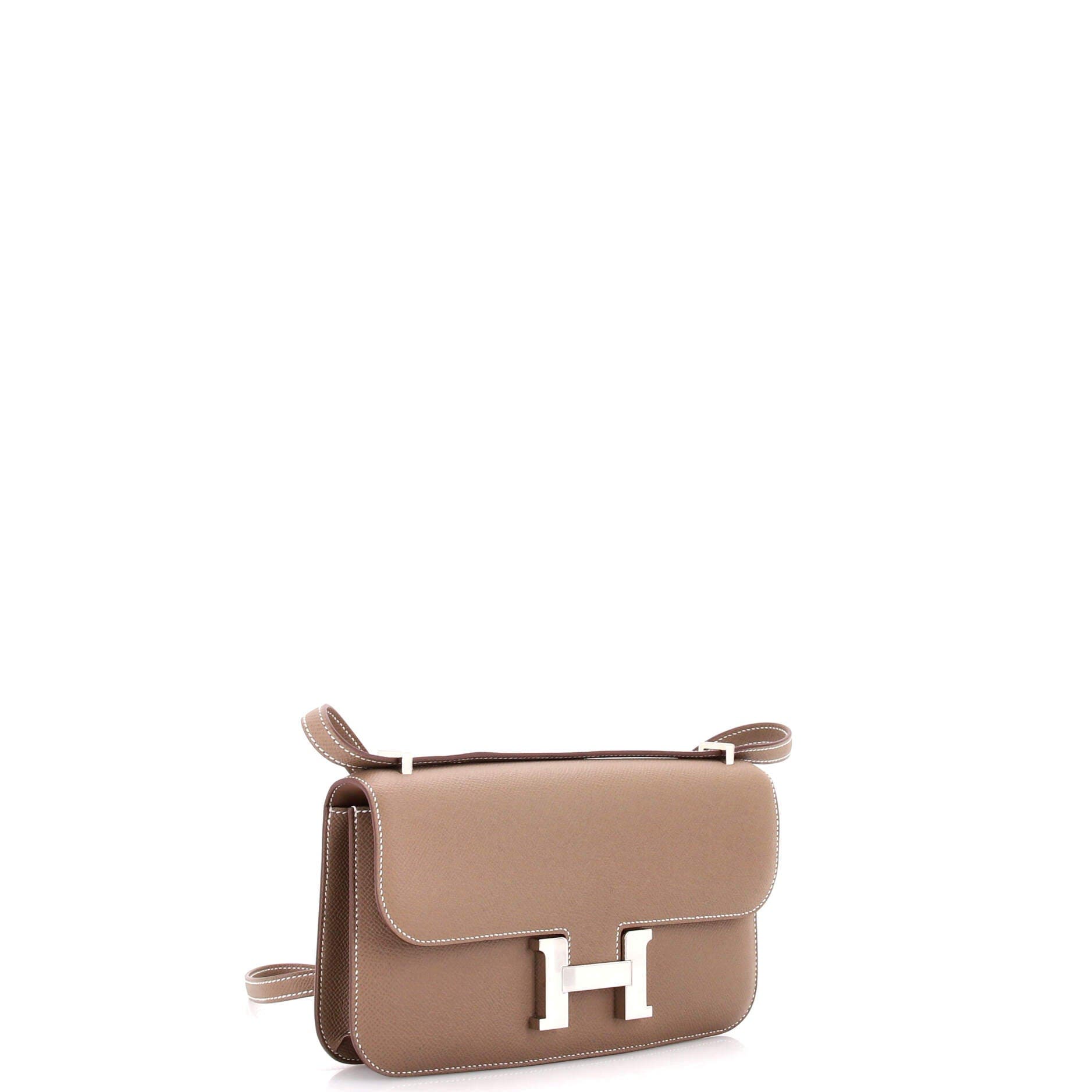 Pre-Owned Hermes Constance Elan NM Bag Epsom 25, Alternate, color, Etoupe