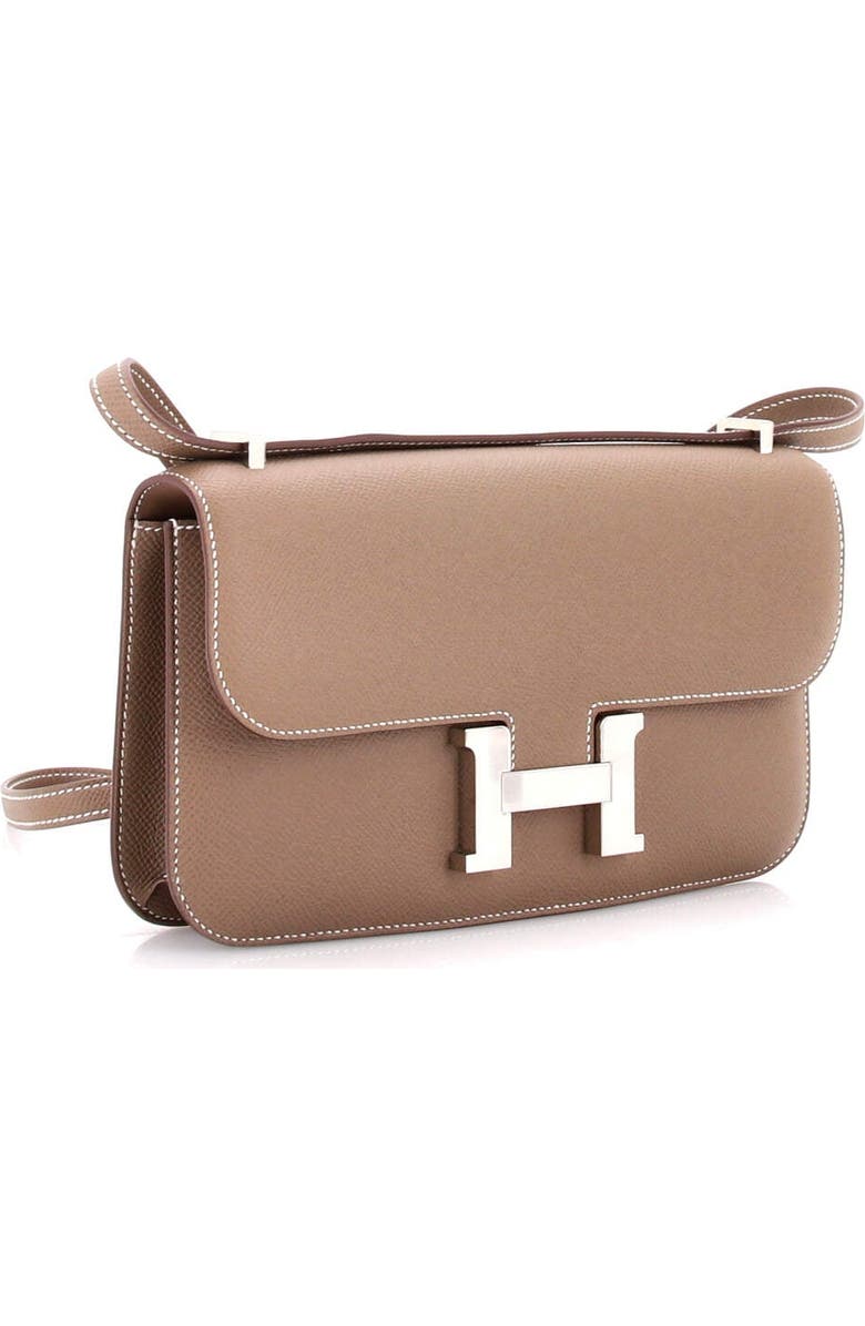 Pre-Owned Hermes Constance Elan NM Bag Epsom 25, Alternate, color, Etoupe