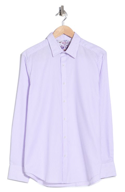 Washburn Stretch Cotton Button-Up Shirt