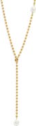 Bracha Isla Natural Pearl Lariat Y-Necklace