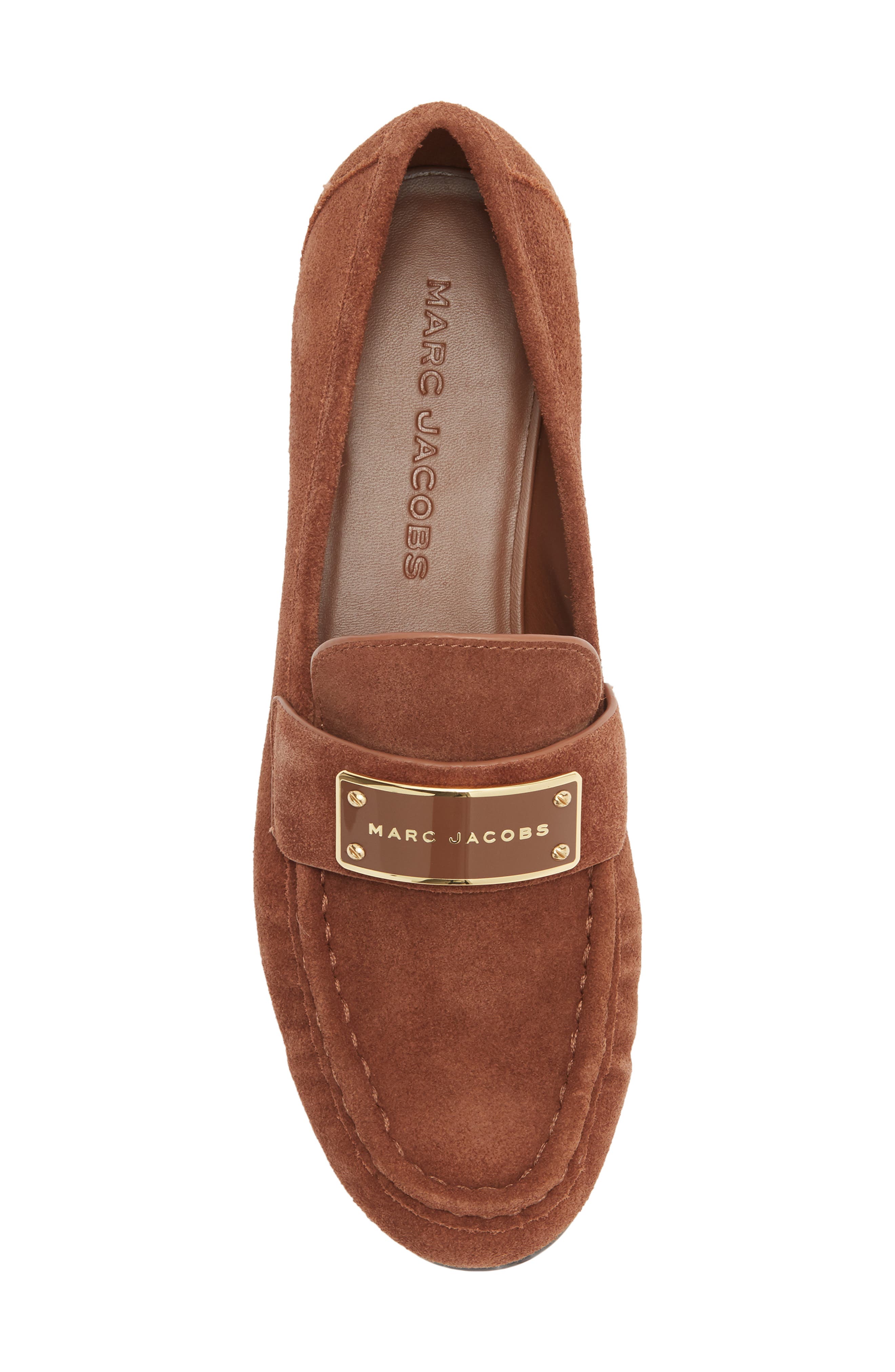The Bold Logo Loafer, Alternate, color, COGNAC