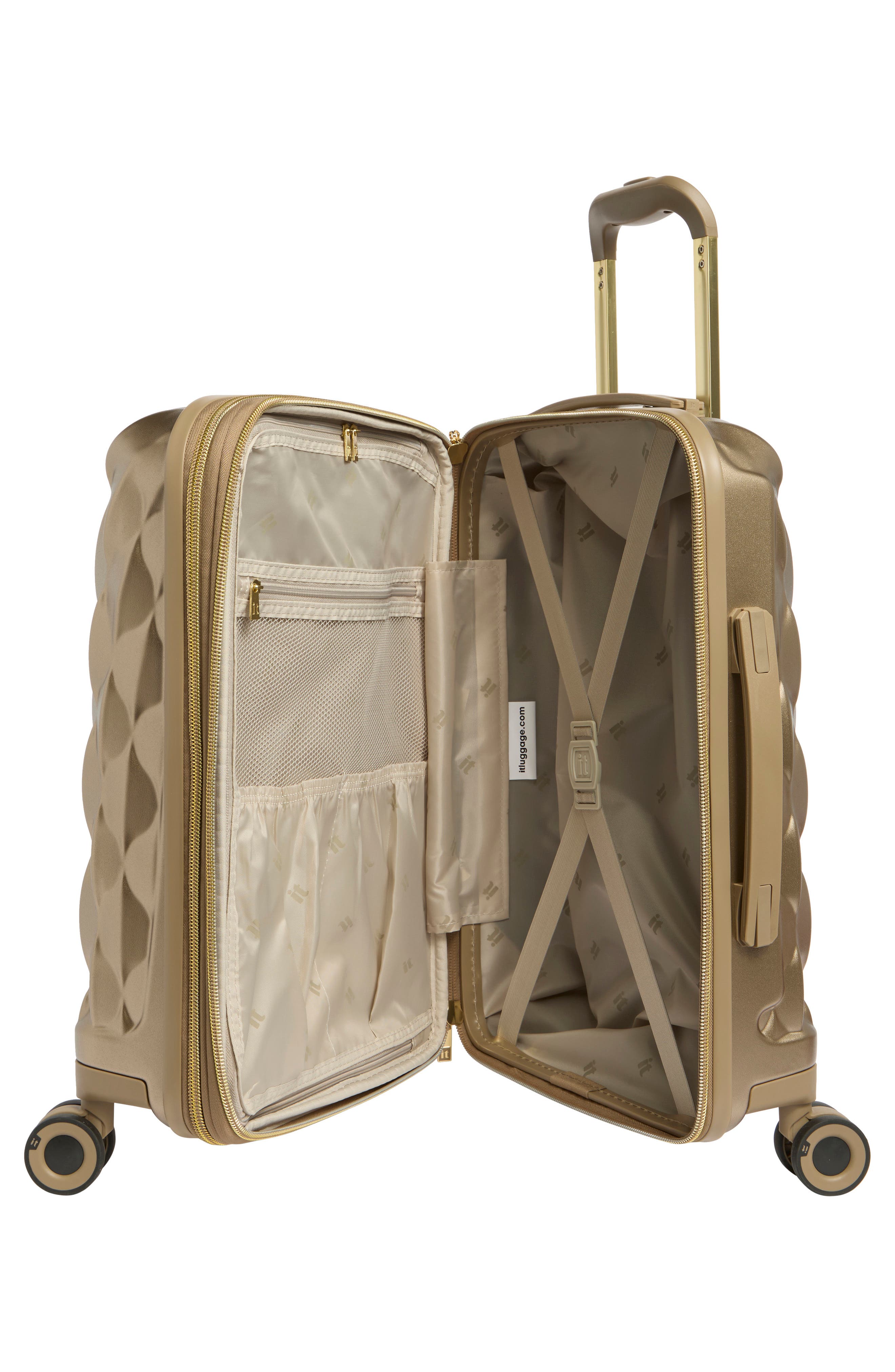 IT LUGGAGE Illuminate 21-Inch Hardside Carry-On Luggage, Alternate, color, Titanium