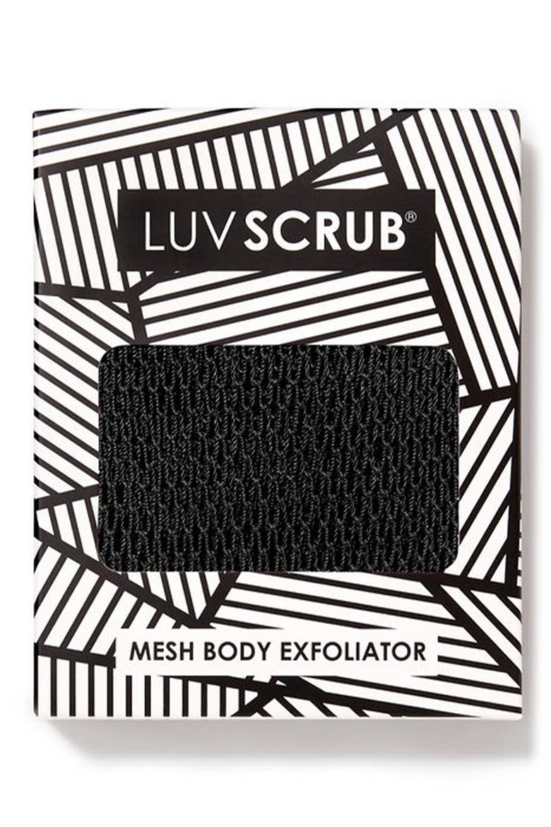 ® Mesh Body Exfoliator, Main, color, MIDNIGHT