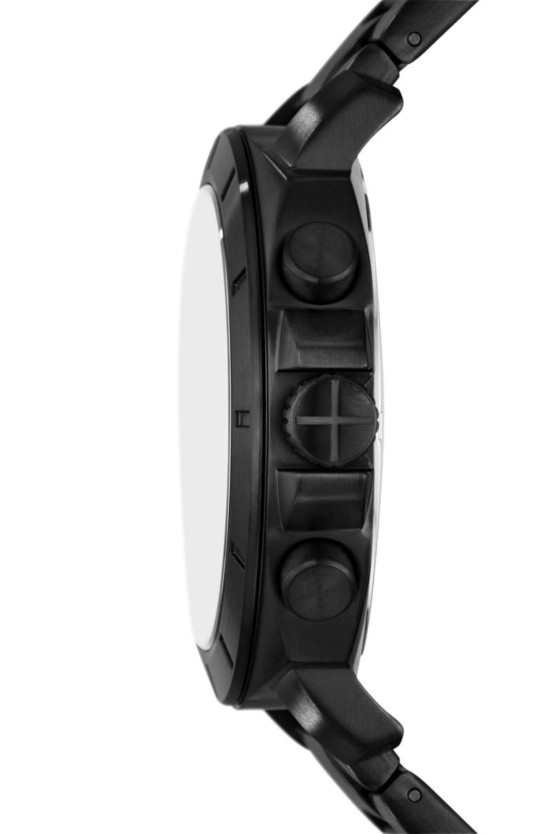 Privateer Bracelet Strap Chronograph Watch, 48mm, Alternate, color, BLACK