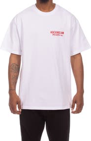 ICECREAM Safe Cotton Graphic T-Shirt