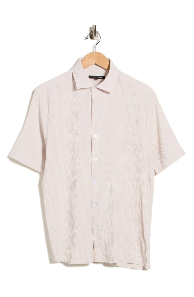 Robert Barakett Homer Short Sleeve Button-Up Shirt, Main, color, String