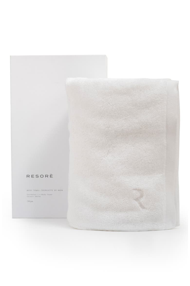 Resorè Bath Towel, Main, color, WHITE
