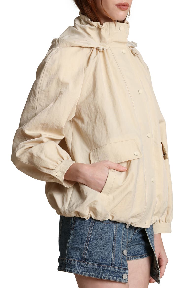 Balloon Bomber Jacket, Alternate, color, IVORY