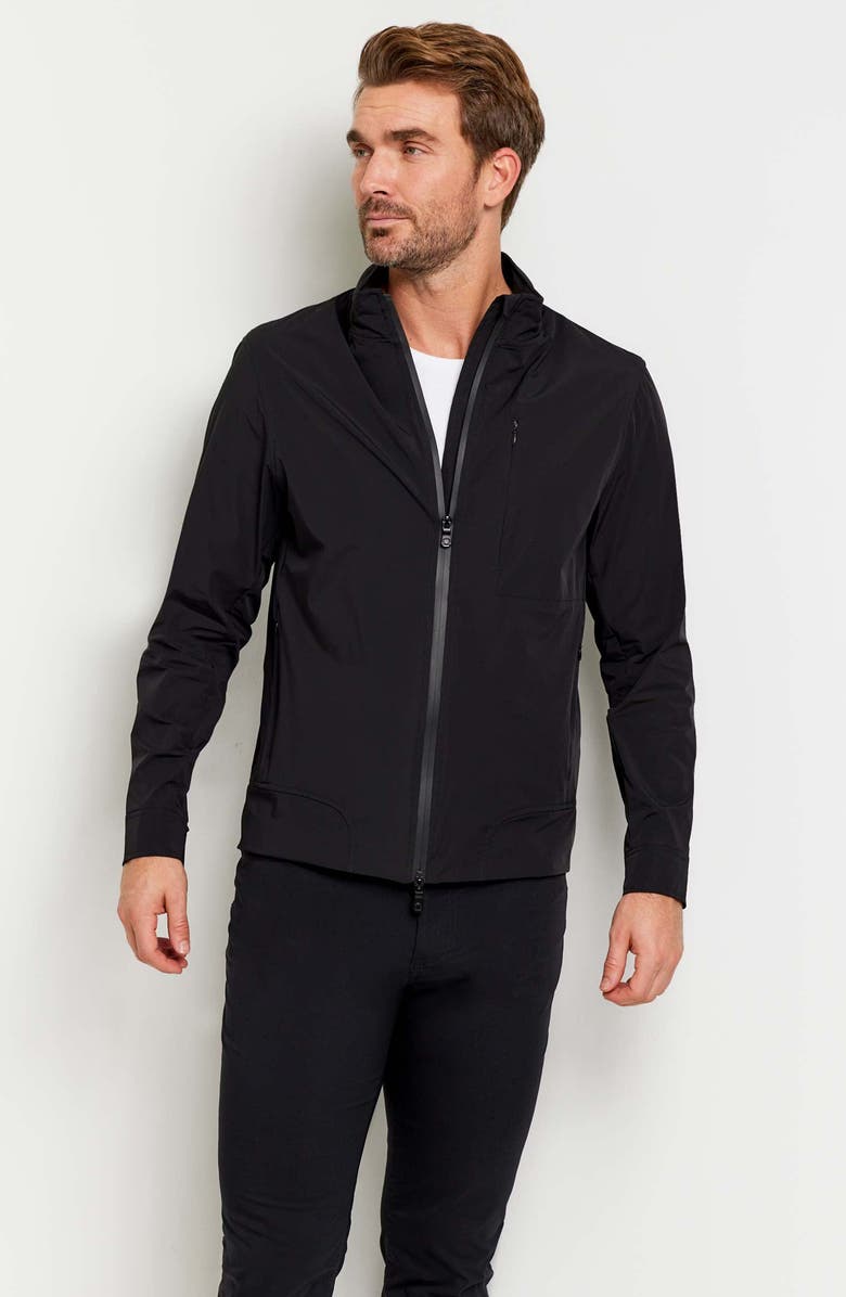 Anatomie Jack Zip Jacket, Main, color, Black
