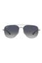 selected Gun Metal/ Blu Gradient Polar