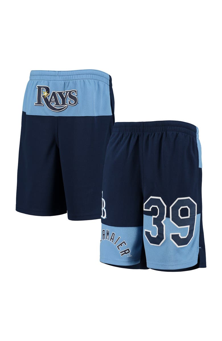 Outerstuff Youth Kevin Kiermaier Navy Tampa Bay Rays Pandemonium Name & Number Shorts, Main, color, 