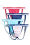 Assorted 4-Pack Stretch Cotton Jock Strap
