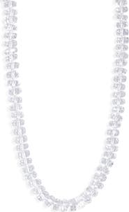 NEST Jewelry Faceted Quartz Necklace