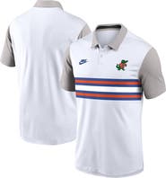 Nike Men's Nike White/Gray Florida Gators Athletic Prep Legacy Logo Vapor Performance Polo