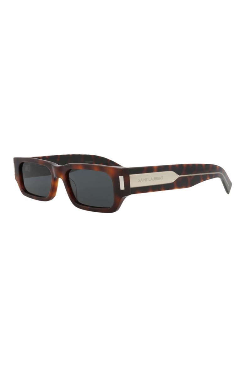 54mm Rectangle Sunglasses, Alternate, color, HAVANA CRYSTAL BLACK