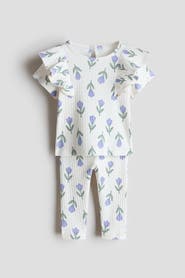 H&M 2-piece Printed Cotton Set