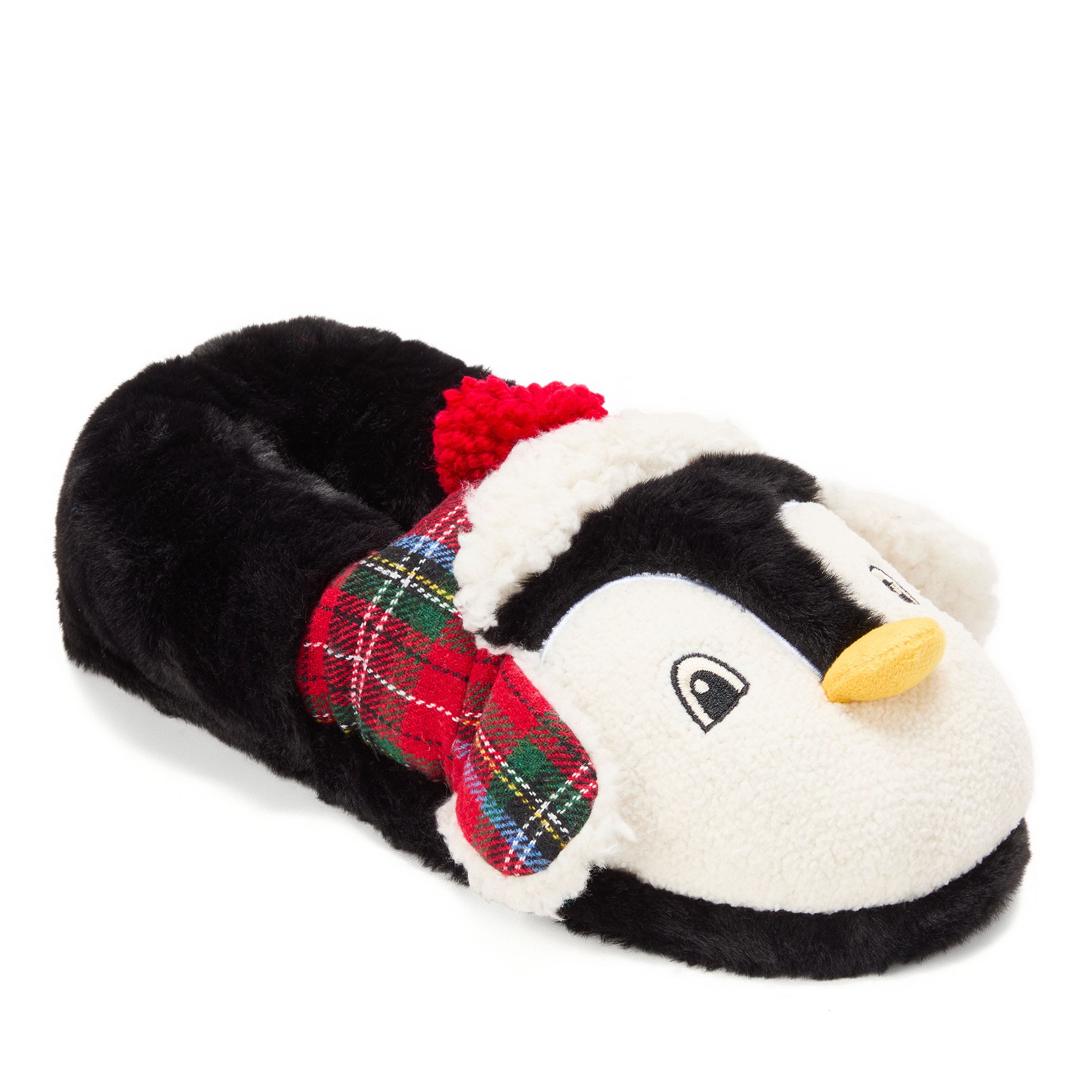 DEARFOAMS Animal Closed Back Slipper, Main, color, Black