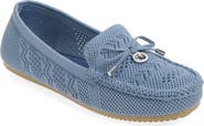 GLORIA VANDERBILT Open Knit Bow Loafer