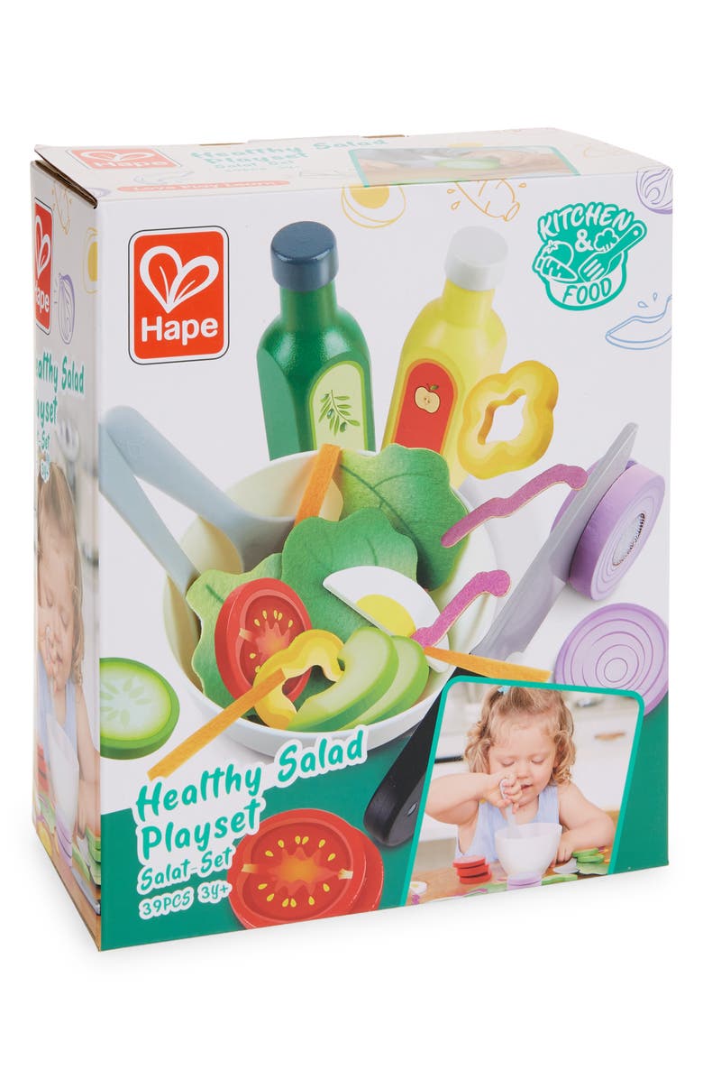 Hape Healthy Salad 39-Piece Playset, Main, color,