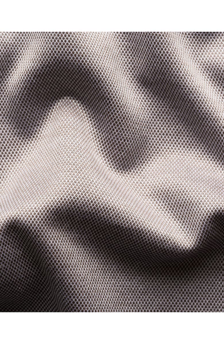 Eton Filo Di Scozia Jacquard Polo, Alternate, color, Light Beige