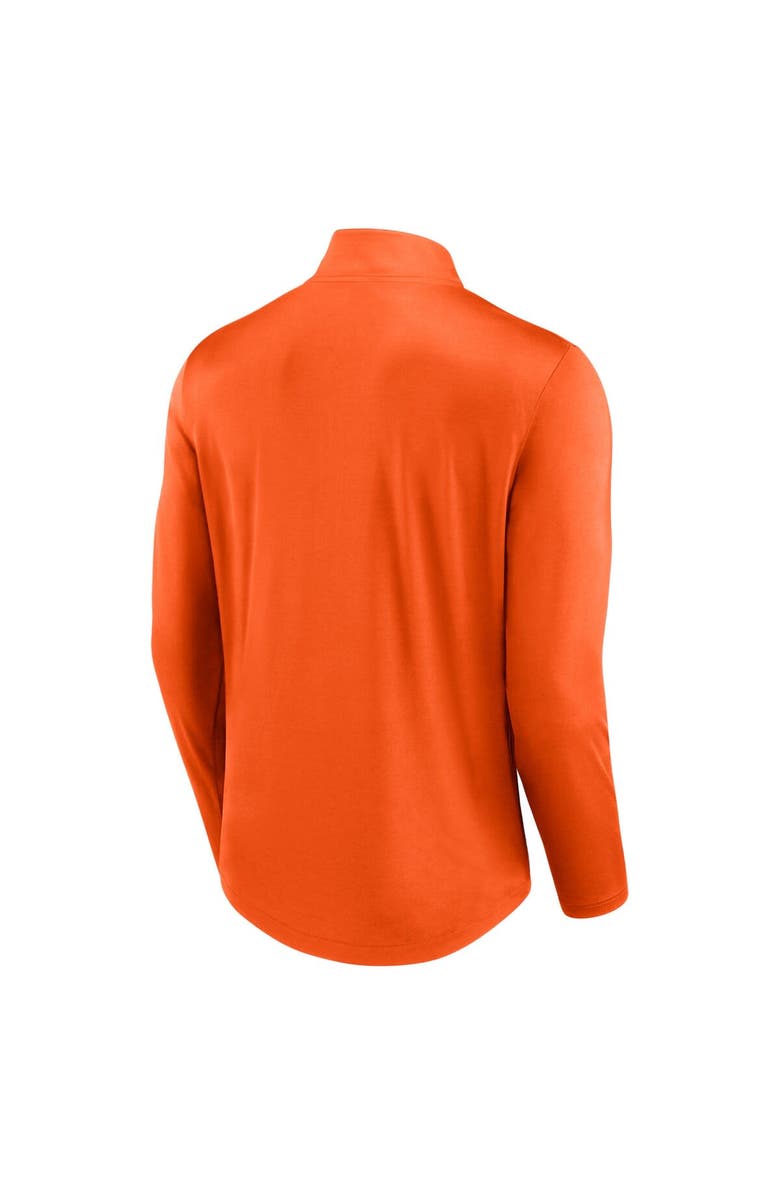 FANATICS Men's Fanatics Branded Orange Oregon State Beavers Quarterback Mock Neck Quarter-Zip Top, Alternate, color, Orange