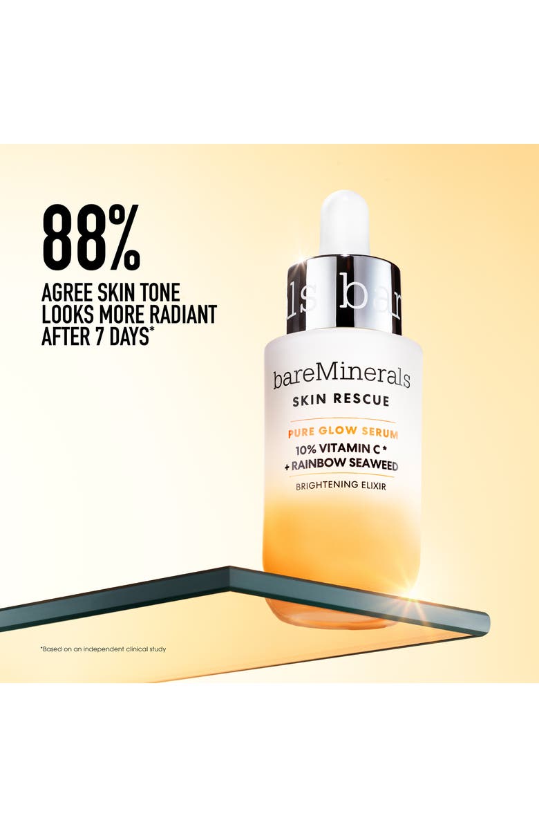 bareMinerals<sup>®</sup> SKIN RESCUE Pure Glow Serum with 10% Vitamin C Complex and Rainbow Seaweed, Alternate, color, 