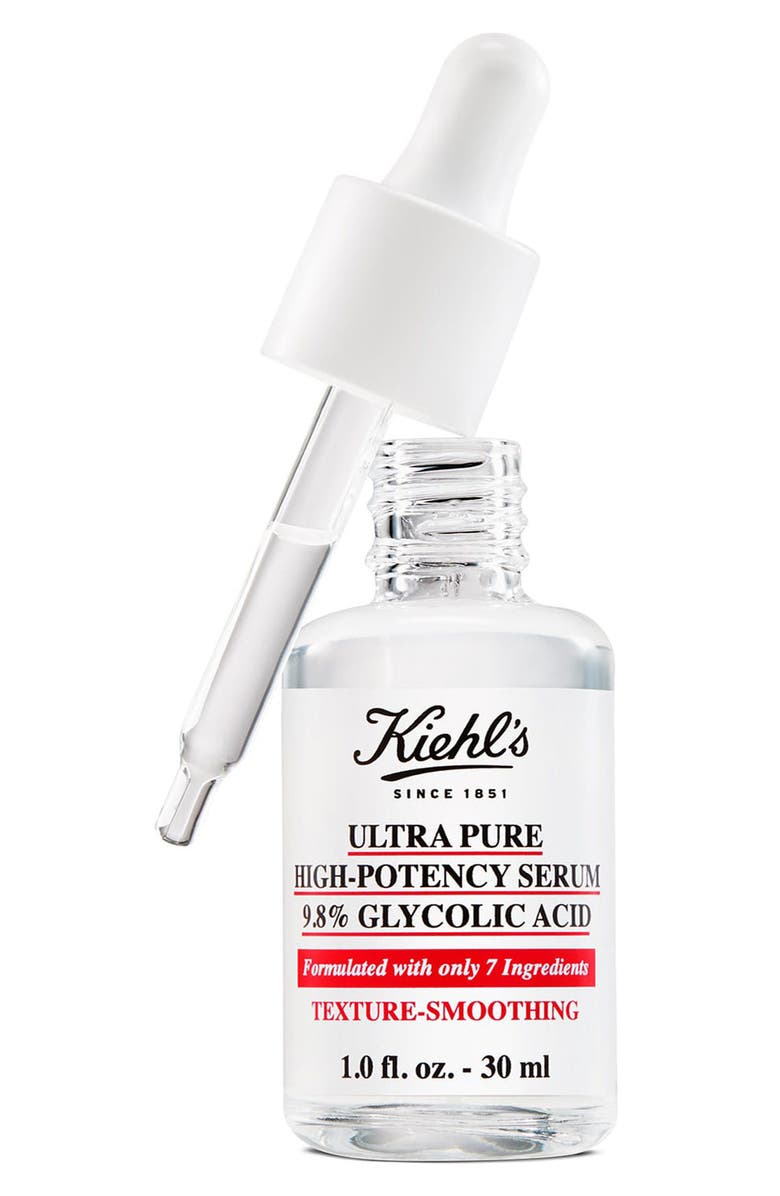Kiehl's Since 1851 Ultra Pure High-Potency Serum 9.8% Glycolic Acid, Alternate, color, 