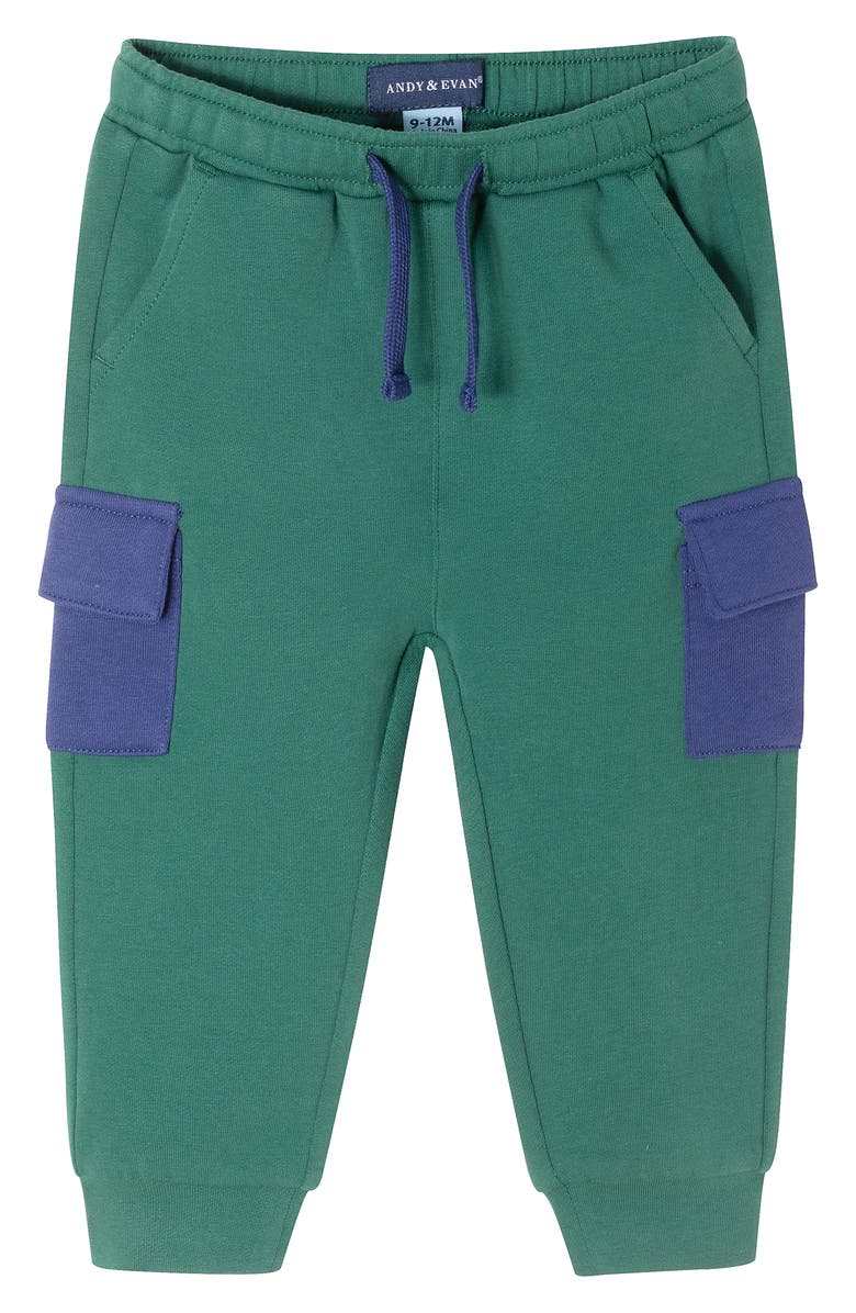 Andy & Evan Colorblock Hoodie & Joggers Set, Alternate, color, 