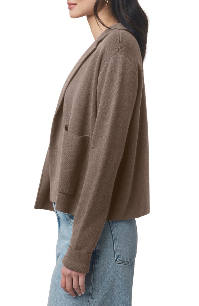 Splendid Estelle Sweater Jacket, Alternate, color, Cedar Brown