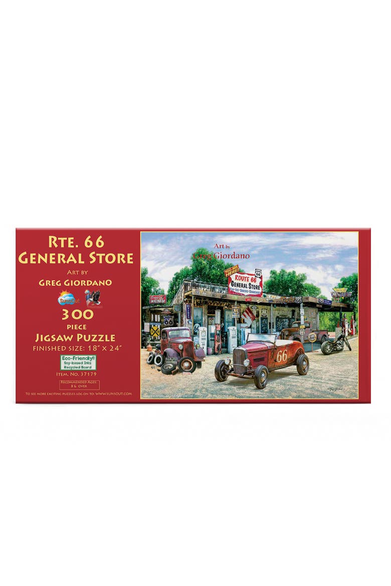 Rte. 66 General Store 300 piece Jigsaw Puzzle for Adults, Alternate, color, Multicolor