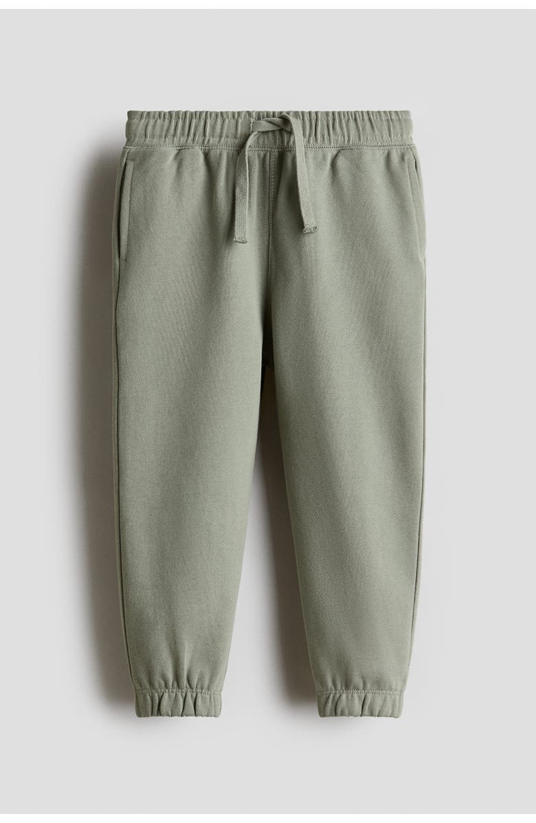 H&M Joggers, Main, color, Khaki Green