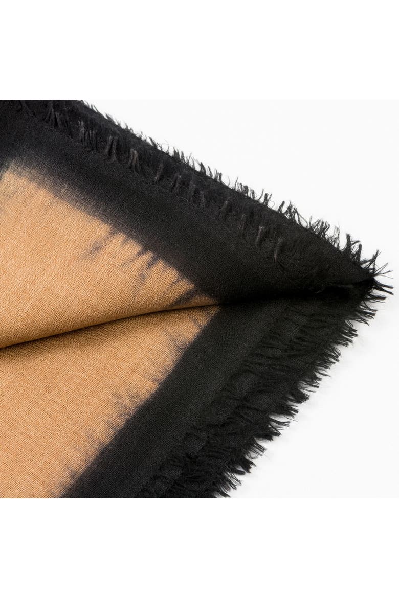 Iris Cashmere Merino Handwoven Scarf, Alternate, color, Iris Brown