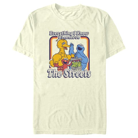 Men's Everything I Know I Learned on the Streets Short Sleeve Graphic T-Shirt
