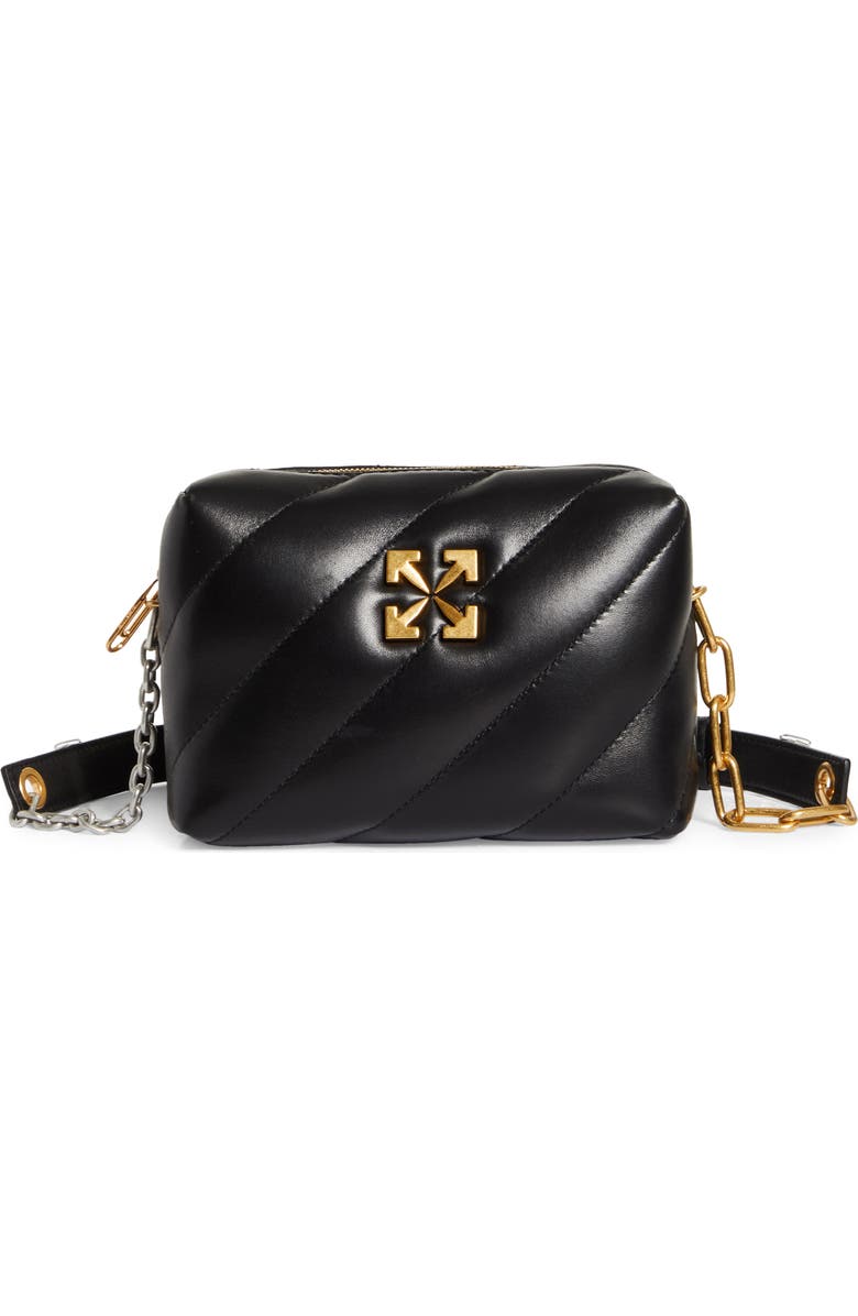 Off-White Jackhammer Quilted Leather Camera Bag, Main, color,