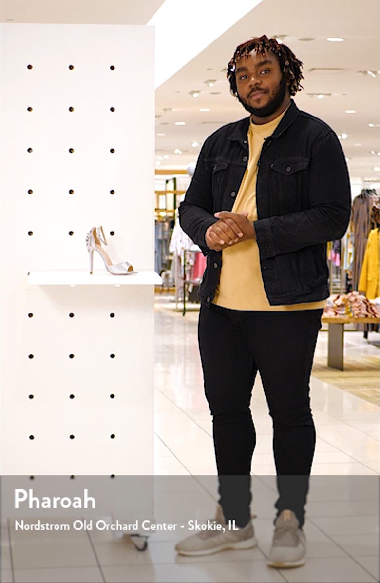 Halsey Crystal Embellished Sandal, sales video thumbnail