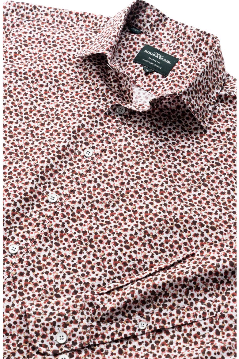 Greenstreet Sports Fit Cotton Button-Up Shirt, Alternate, color, GARNET