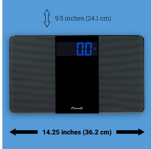 Escali Extra Wide Bathroom Scale In Multi