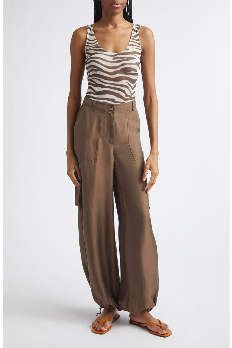 Wyatt Zebra Print Bodysuit, Alternate, color, NATURAL ZEBRA