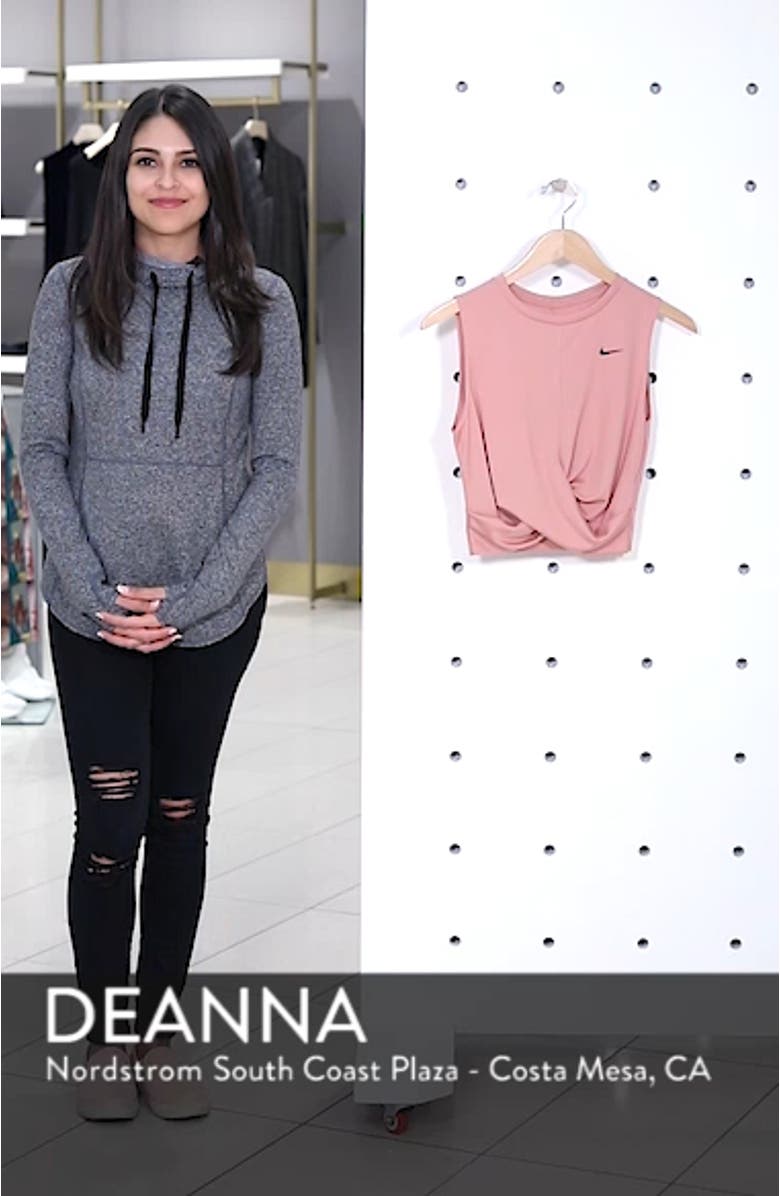 Dry Crop Twist Training Top, sales video thumbnail