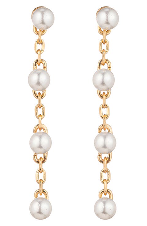 Lo Lo Faux Pearl Drop Earrings