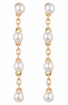 EYE CANDY LOS ANGELES Lo Lo Faux Pearl Drop Earrings
