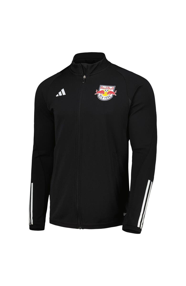 adidas Men's adidas Black New York Red Bulls 2023 On-Field AEROREADY Full-Zip Training Top, Alternate, color, Black