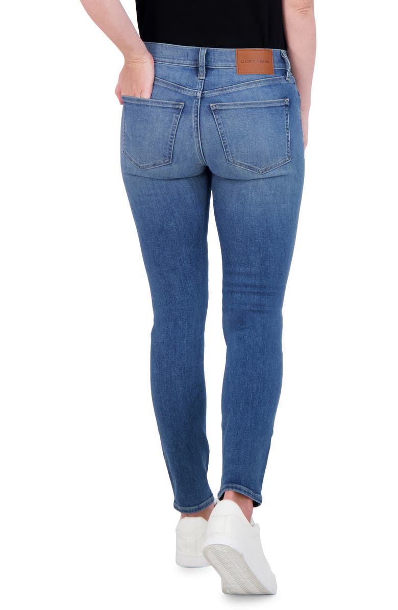 Lucky Brand Ava Skinny Jeans, Alternate, color, 