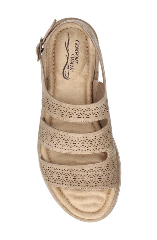 EASY STREET EASY STREET LINK LASER CUT SLINGBACK SANDAL