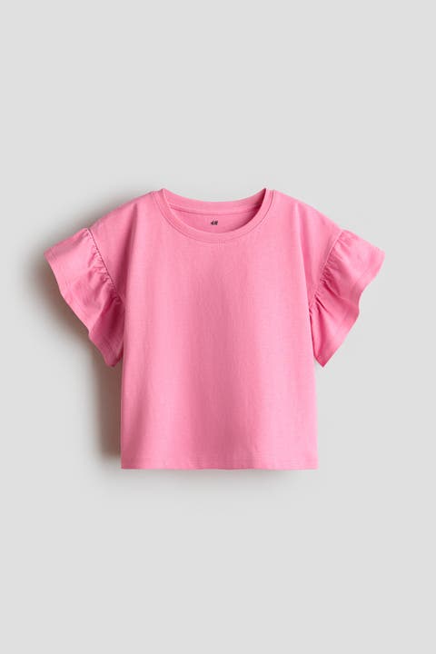Flutter-sleeved Top
