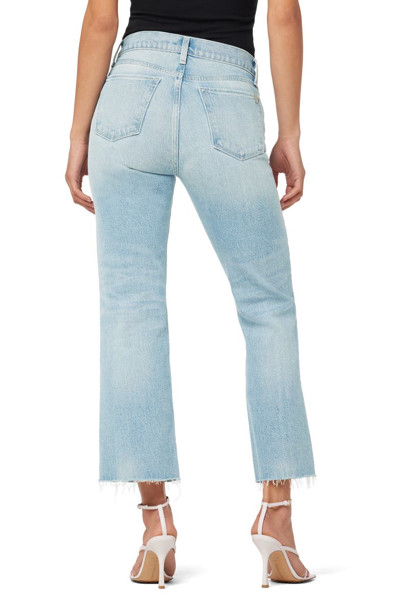 Joe's The Callie High Waist Raw Hem Crop Bootcut Jeans, Alternate, color, 